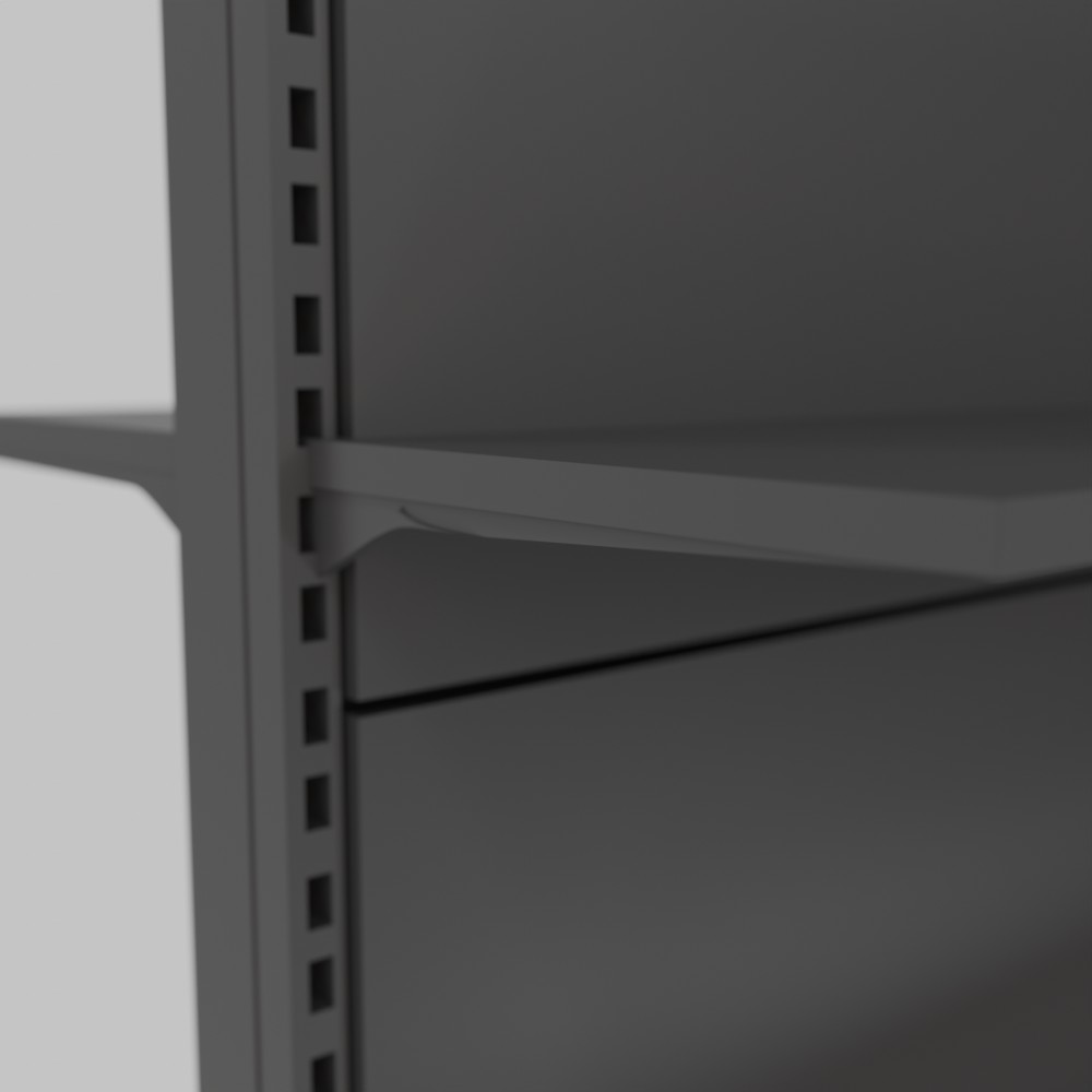 Double-sided shelving unit with 4 shelves - Image 3