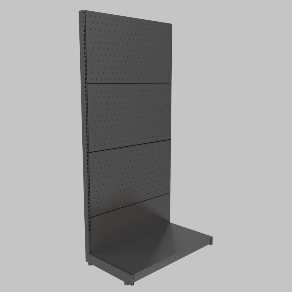Metal Perforated Shelving Unit Without Shelves for Store and Warehouse