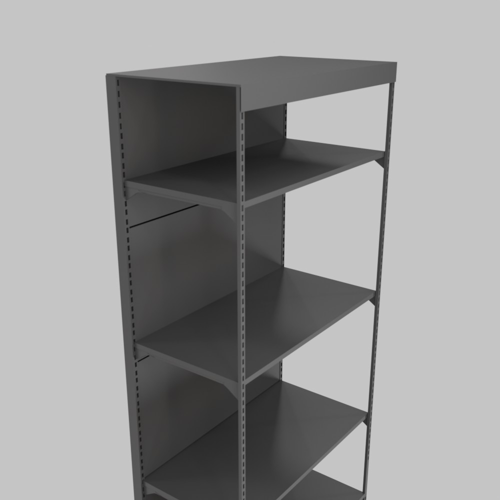 Reinforced Shelving Unit with 4 Shelves - Image 2