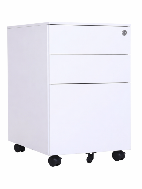 Mobile office pedestal for documents made of steel by AV4