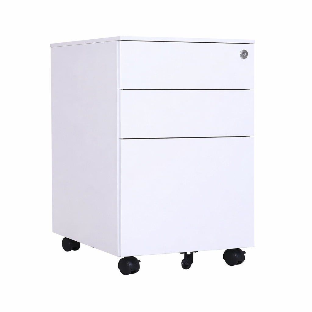Mobile office pedestal for documents made of steel by AV4