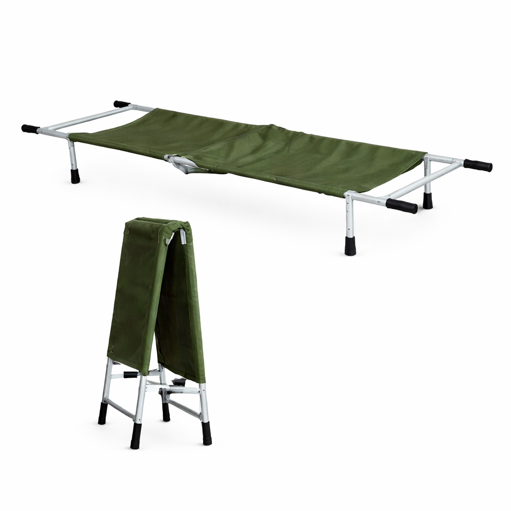 NS-1 folding emergency medical stretcher with removable fabric cover