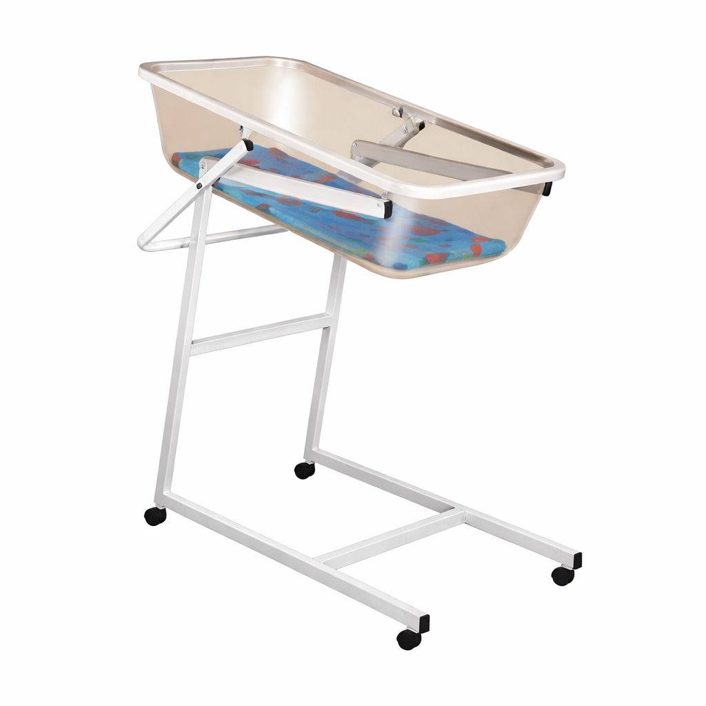 Newborn hospital crib KFD Alice adjustable baby bassinet on wheels