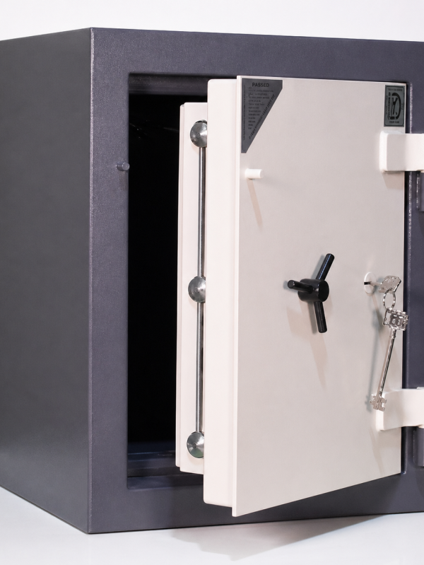 heavy duty steel office safe AV4-SF open door