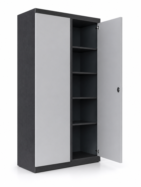 AV4 double door metal storage cabinet with lock steel office cabinet