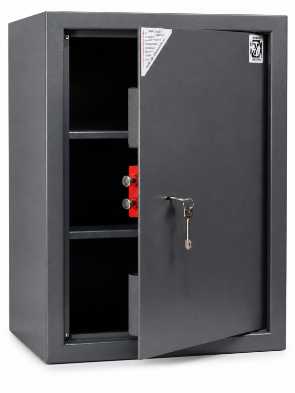 AV4 metal office safe with shelves and key lock steel storage safe
