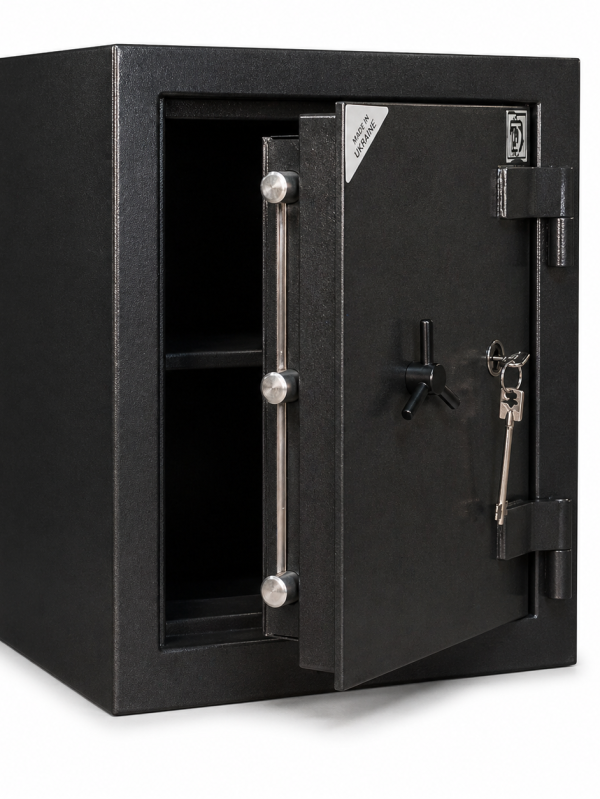 AV4 compact reinforced metal safe with handle lock steel security safe