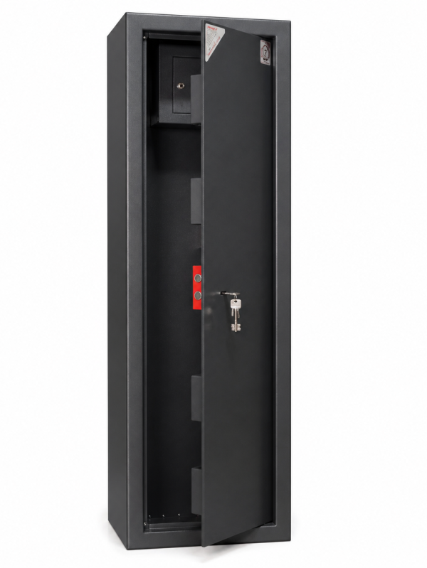 AV4 tall metal gun safe cabinet for rifles lockable steel firearm storage