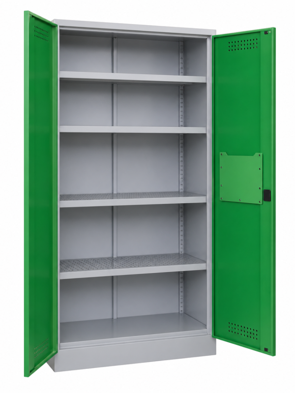 AV4 ventilated metal storage cabinet with shelves industrial steel cabinet