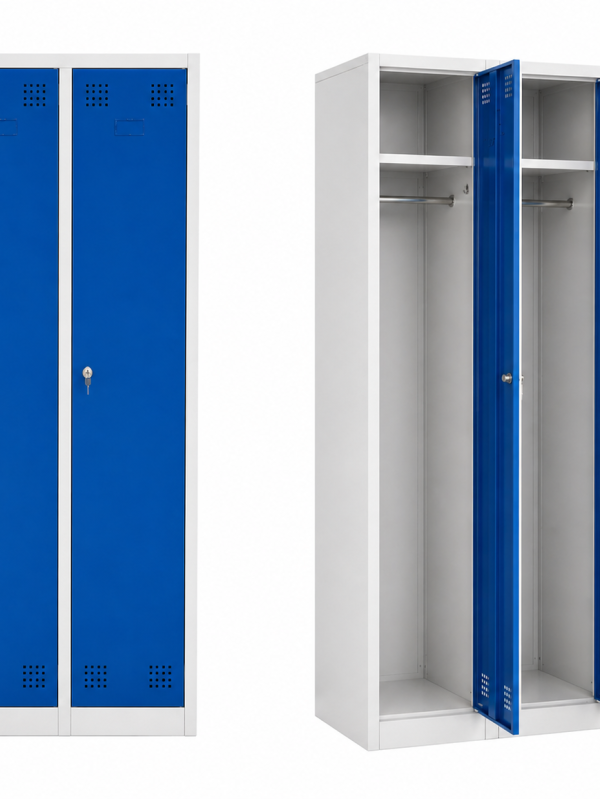 AV4 triple door metal locker wardrobe with 3 compartments steel cabinet